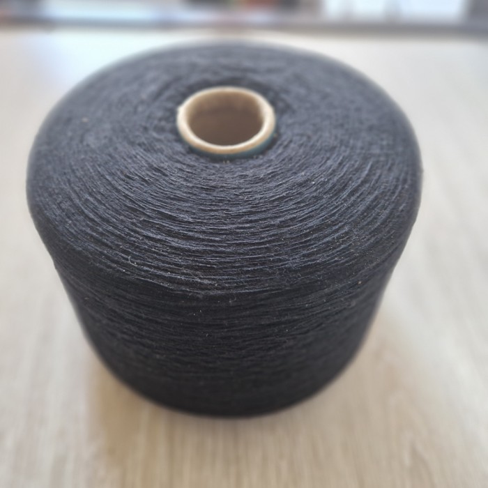Fir pentru tricotat Amestec Bumbac 70% / Poliester 30% NEGRU