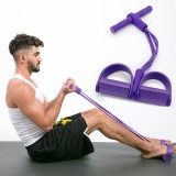 Banda elastica multifunctionala cu suport pentru picioare perfecta pentru tonifiere brate, abdomen, piept,