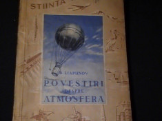 POVESTIRI DESPRE ATMOSFERA-B. LIAPUNOV-STIINTA INVINGE- foto