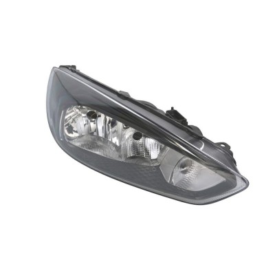 Far Ford Focus III, 10.2014-, partea Dreapta, electric, cu lumini de zi pe LED, tip bec H1+H7, negru, Visteon foto