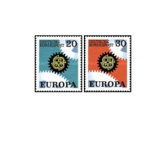 Germania 1967 - Europa, serie neuzata