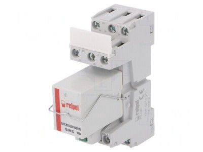 Releu intermediar 3PDT 24VDC 10A 250VAC PIR3T-024DC-M41G-V0 foto