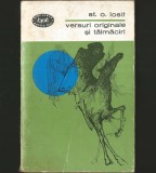 Cumpara ieftin VERSURI ORIGINALE ȘI TĂLMĂCIRI - ȘTEFAN O. IOSIF - BPT