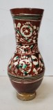 Canceu Ceramică Pictată Transilvania 1900, Artă Populară, Obiect Decorativ Vechi