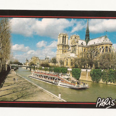 FR1 -Carte Postala - FRANTA- Paris, Notre Dame, Seine, necirculata
