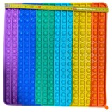 Jucarie antistres, Pop It super gigant forma patrat multicolor