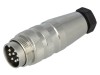 Conector M16 Tată Amphenol 8 Pini 3A 300V IP67 Ecranat Drept Montare Cablu