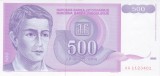 Bancnota Iugoslavia 500 Dinari 1992 - P113 UNC