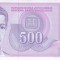Bancnota Iugoslavia 500 Dinari 1992 - P113 UNC