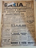 Dacia 18 iunie 1941-fotbal ripensia,croatia a aderat la pactul tripartit