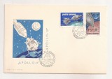 P1 Plic FDC-Prima zi a emisiunii - Apollo 9-10, necirculat 1969