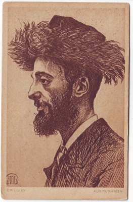 1134 - EVREU ROMAN, Jew - old postcard - unused - 1907 foto
