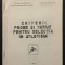 sport ATLETISM &ndash; CRITERII PROBE NORME pt Selectie UZ INTERN 46 pag, tabele