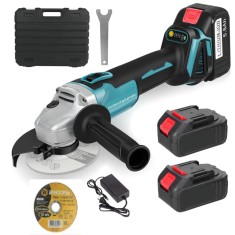 Polizor unghiular, 20V, 5000/10000rpm, disc 125mm, incarcare rapida 2h, set, 10x20x30cm