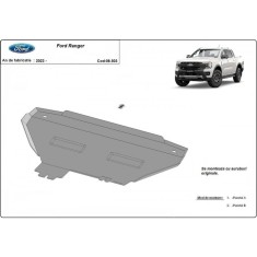 Scut metalic radiator Ford Ranger 2023-prezent