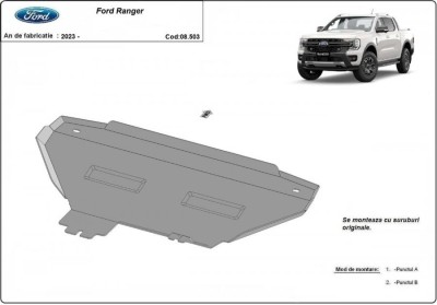 Scut metalic radiator Ford Ranger 2023-prezent foto