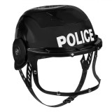Casca Politie, Jucarie, Culoare Negru, Material Plastic, Oem