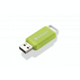 Cumpara ieftin Memorie USB 2.0 32GB VERBATIM DATABAR verde 49454, 32 GB