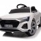 Masinuta electrica copii 2-4 ani, Audi SQ8, 70W, 12V cu roti moi si scaun tapitat, telecomanda, alba