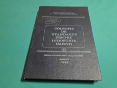 COLECȚIE DE STANDARDE PENTRU INDUSTRIA CĂRNII / VOL. II / 1987 * D