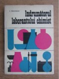 Indrumatorul laborantului chimist E. Pincovschi carte editura Tehnica 1975 chimie