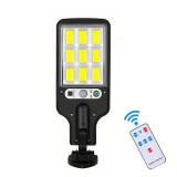 Lampa solara LED cu senzor de miscare cu telecomanda - exterior