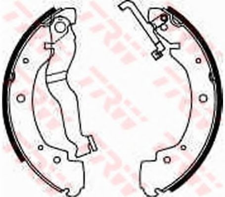Set saboti frana VW TRANSPORTER IV platou / sasiu (70XD) (1990 - 2003) TRW GS8530