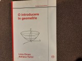 O INTRODUCERE IN GEOMETRIE LIVIU ORNEA/ADRIANA TURTOI