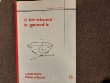 O INTRODUCERE IN GEOMETRIE LIVIU ORNEA/ADRIANA TURTOI