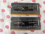 Memorie Ram Kingston HyperX Impact 16GB ( 2 x 8 GB ) 2400Mhz DDR4 Laptop., 16 GB, Peste 2000 mhz