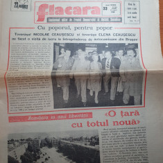 flacara 19 august 1988-ceausescu vizita la brasov,s-a schimbat viata taranilor