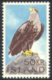 Islanda 1966 - Păsări, vultur, neuzat