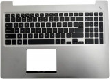 Carcasa superioara cu tastatura palmrest Laptop, Dell, Inspiron 15 5570, 5575, P75F, MR2KH, 0MR2KH, layout US