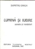 (autograf) Lumina si iubire - Dumitru Oniga