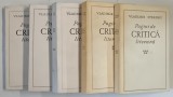 PAGINI DE CRITICA LITERARA , VOLUMELE I - V de VLADIMIR STREINU , 1968