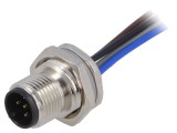 Conector M12 5 pini tată IP67 60V TE Connectivity - 0,5m