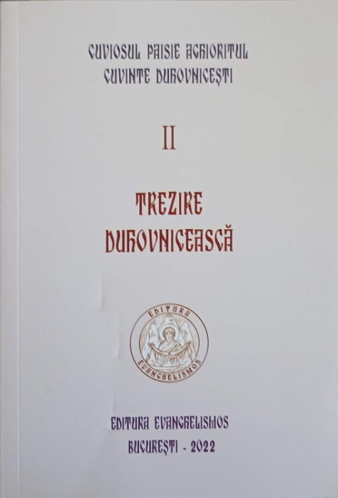 CUVINTE DUHOVNICESTI VOL.2 TREZIRE DUHOVNICEASCA-STEFAN NUTESCU-243934