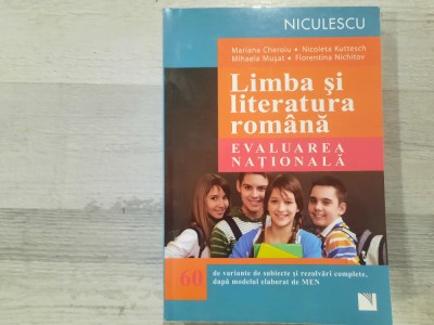 Limba si literatura romana.Evaluare nationala de M.Cheroiu,N.Kuttesch,M.Musat foto