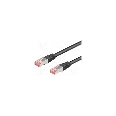Cablu patch cord, Cat 6a, lungime 10m, S/FTP, Goobay - 93706