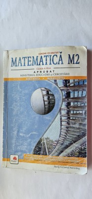 MATEMATICA , M2 CLASA A XI A , MARISU BURTEA ,GEORGETA BURTEA EDIT BOOKS foto