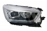 Far Ford Kuga, 02.2016-, fata, Dreapta, bi-xenon; cu lumini de curbe; cu LED daytime running light; D3S+H1+LED; electric; negru, transparent cu alb i