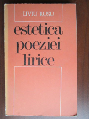 estetica poeziei lirice foto