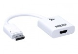 Adaptor DisplayPort la HDMI True 4K60Hz T-M Alb, ATEN VC986B
