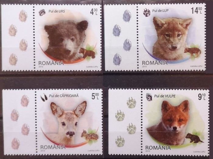 Fauna - Pui de animale sălbatice, 2012, LP 1960, MNH