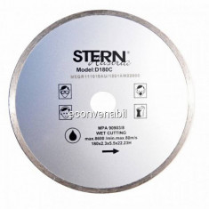 Disc diamantat taiere umeda 180mm Stern D180C foto