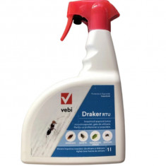 Insecticid Draker RTU pentru gandaci plosnite capuse tantari muste1 l