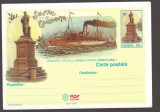 CPIB 24150 CARTE POSTALA - SALUTARI DIN CONSTANTA. STATUIA LUI OVIDIU SI VAPORUL REGELUI CAROL I, NECIRCULATA, Fotografie