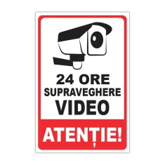 Indicator supraveghere video 24 ore - Atenție