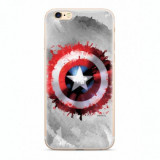 Husa Capac TPU, Captain America 019 Apple iPhone 11 Pro Max, Gri cu Licenta, Blister