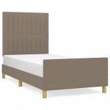 Cumpara ieftin Cadru de pat fara saltea Taupe 80x200 cm tesatura